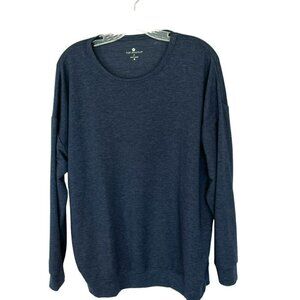 Tuff Athletics Sweatshirt Adult Pullover Long Sleeve Women's Size Medium in Blue